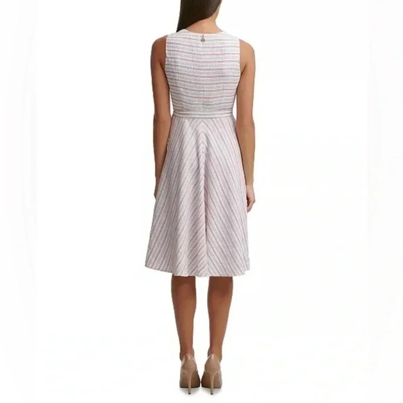 Tommy Hilfiger Womens Seersucker A-Line Dress Size 20W - Picture 3 of 8